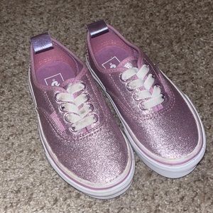 Vans Kids Authentic Glitter Sneakers size 10.5
